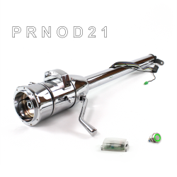 Tilt Column Chrome - Column Shift O/D 9 Hole Push Button GN  - Part Number: HEXCC1XCO0X9PGN0