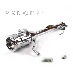 Tilt Column Chrome - Column Shift O/D 9 Hole Push Button YL  - Part Number: HEXCC1XCO0X9PYL0