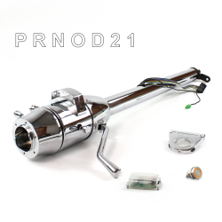 Tilt Column Chrome - Column Shift O/D 2.5" Drop 6 Hole Push Button OR  - Part Number: HEXCC1XCO0256POR0