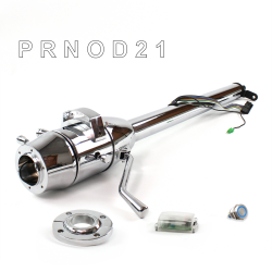 Tilt Column Chrome - Column Shift O/D FLR MNT 6 Hole Push Button BL  - Part Number: HEXCC1XCO1X6PBL0