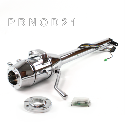 Tilt Column Chrome - Column Shift O/D FLR MNT 6 Hole Push Button  - Part Number: HEXCC1XCO1X6PXX0