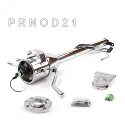 Tilt Column Chrome - Column Shift O/D FLR MNT 3.5" Drop Push Button GN  - Part Number: HEXCC1XCO135XPGN0