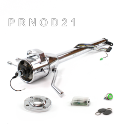 Tilt Column Chrome - Column Shift O/D FLR MNT Push Button GN w/ RFID - Part Number: HEXCC1XCO1XXPGN1