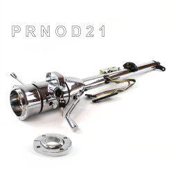 Keyed Tilt Column Chrome - Column Shift O/D FLR MNT 9 Hole  - Part Number: HEXCC1KCO1X9X0