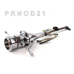 Keyed Tilt Column Chrome - Column Shift O/D 9 Hole  - Part Number: HEXCC1KCO0X9X0