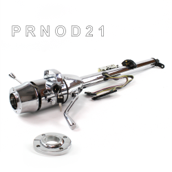 Keyed Tilt Column Chrome - Column Shift O/D FLR MNT 6 Hole  - Part Number: HEXCC1KCO1X6X0