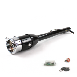 Tilt Column Black - Floor Shift 9 Hole Push Button RD w/ RFID - Part Number: HEXCB2XXX0X9PRD1