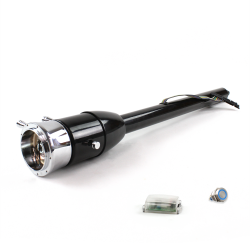 Tilt Column Black - Floor Shift 9 Hole Push Button BL  - Part Number: HEXCB2XXX0X9PBL0