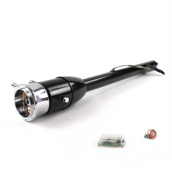 Tilt Column Black - Floor Shift 9 Hole Push Button RD  - Part Number: HEXCB2XXX0X9PRD0