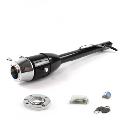 Tilt Column Black - Floor Shift FLR MNT 6 Hole Push Button BL w/ RFID - Part Number: HEXCB2XXX1X6PBL1