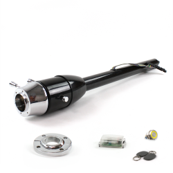 Tilt Column Black - Floor Shift FLR MNT 6 Hole Push Button YL w/ RFID - Part Number: HEXCB2XXX1X6PYL1