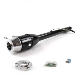 Tilt Column Black - Floor Shift FLR MNT 6 Hole Push Button BL  - Part Number: HEXCB2XXX1X6PBL0