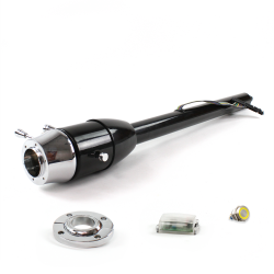 Tilt Column Black - Floor Shift FLR MNT 6 Hole Push Button YL  - Part Number: HEXCB2XXX1X6PYL0