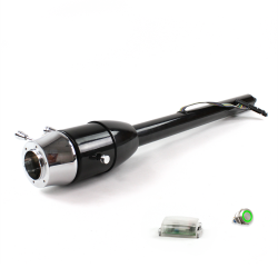 Tilt Column Black - Floor Shift 6 Hole Push Button GN  - Part Number: HEXCB2XXX0X6PGN0