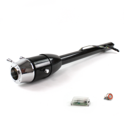 Tilt Column Black - Floor Shift 6 Hole Push Button RD  - Part Number: HEXCB2XXX0X6PRD0