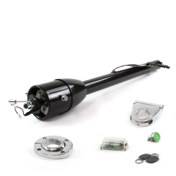 Tilt Column Black - Floor Shift FLR MNT 3.5" Drop Push Button GN w/ RFID - Part Number: HEXCB2XXX135XPGN1