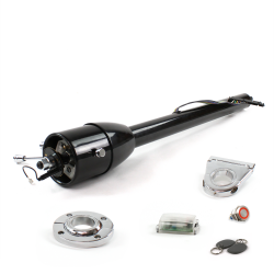 Tilt Column Black - Floor Shift FLR MNT 3.5" Drop Push Button RD w/ RFID - Part Number: HEXCB2XXX135XPRD1