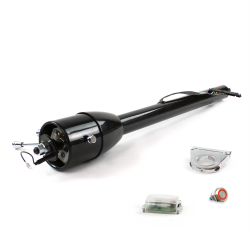 Tilt Column Black - Floor Shift 2.5" Drop Push Button RD  - Part Number: HEXCB2XXX025XPRD0