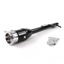 Tilt Column Black - Floor Shift 3.5" Drop 9 Hole  - Part Number: HEXCB2XXX0359X0