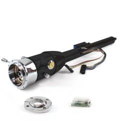 Keyed Tilt Column Black - Floor Shift FLR MNT 9 Hole Push Button OR  - Part Number: HEXCB2KXX1X9POR0