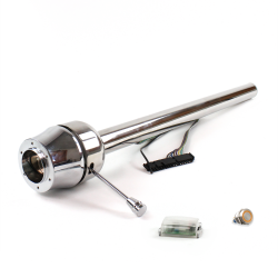 Roadster Column Stainless 6 Hole Push Button OR  - Part Number: HEXXX0X6POR0