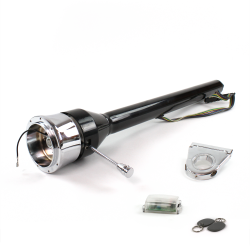 Roadster Column Black 3.5" Drop 9 Hole Push Button w/ RFID - Part Number: HEXCB3XXX0359PXX1