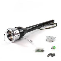 Roadster Column Black 2.5" Drop 9 Hole Push Button GN w/ RFID - Part Number: HEXCB3XXX0259PGN1