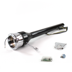 Roadster Column Black 2.5" Drop 9 Hole Push Button BL  - Part Number: HEXCB3XXX0259PBL0