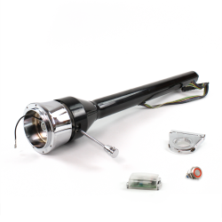 Roadster Column Black 2.5" Drop 9 Hole Push Button RD  - Part Number: HEXCB3XXX0259PRD0