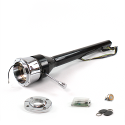 Roadster Column Black FLR MNT 9 Hole Push Button OR w/ RFID - Part Number: HEXCB3XXX1X9POR1