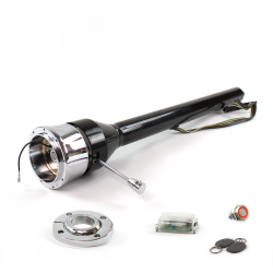 Roadster Column Black FLR MNT 9 Hole Push Button RD w/ RFID - Part Number: HEXCB3XXX1X9PRD1