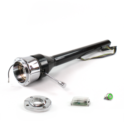 Roadster Column Black FLR MNT 9 Hole Push Button GN  - Part Number: HEXCB3XXX1X9PGN0