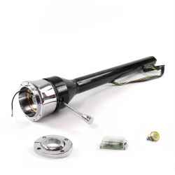 Roadster Column Black FLR MNT 9 Hole Push Button YL  - Part Number: HEXCB3XXX1X9PYL0