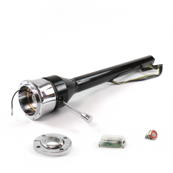 Roadster Column Black FLR MNT 9 Hole Push Button RD  - Part Number: HEXCB3XXX1X9PRD0