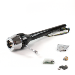 Roadster Column Black 2.5" Drop 6 Hole Push Button OR w/ RFID - Part Number: HEXCB3XXX0256POR1