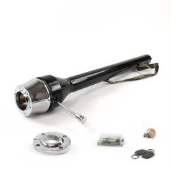 Roadster Column Black FLR MNT 6 Hole Push Button OR w/ RFID - Part Number: HEXCB3XXX1X6POR1