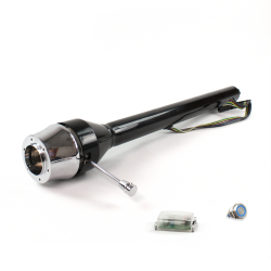 Roadster Column Black 6 Hole Push Button BL  - Part Number: HEXCB3XXX0X6PBL0