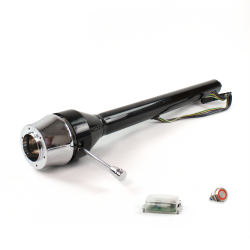 Roadster Column Black 6 Hole Push Button RD  - Part Number: HEXCB3XXX0X6PRD0