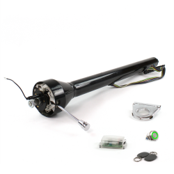 Roadster Column Black 2.5" Drop Push Button GN w/ RFID - Part Number: HEXCB3XXX025XPGN1