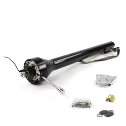 Roadster Column Black 2.5" Drop Push Button YL w/ RFID - Part Number: HEXCB3XXX025XPYL1