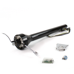 Roadster Column Black 2.5" Drop Push Button BL  - Part Number: HEXCB3XXX025XPBL0