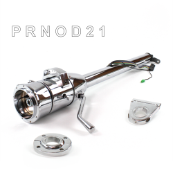 Tilt Column Chrome - Column Shift O/D FLR MNT 3.5" Drop 9 Hole  - Part Number: HEXCC1XCO1359X0