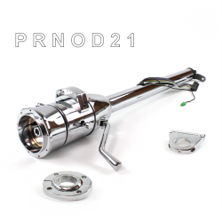 Tilt Column Chrome - Column Shift O/D FLR MNT 2.5" Drop 9 Hole  - Part Number: HEXCC1XCO1259X0