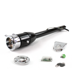 Tilt Column Black - Floor Shift FLR MNT 3.5" Drop 9 Hole Push Button GN w/ RFID - Part Number: HEXCB2XXX1359PGN1