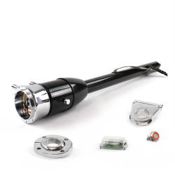 Tilt Column Black - Floor Shift FLR MNT 3.5" Drop 9 Hole Push Button RD  - Part Number: HEXCB2XXX1359PRD0