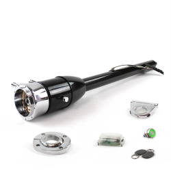 Tilt Column Black - Floor Shift FLR MNT 2.5" Drop 9 Hole Push Button GN w/ RFID - Part Number: HEXCB2XXX1259PGN1