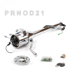 Tilt Column Chrome - Column Shift O/D FLR MNT Push Button OR w/ RFID - Part Number: HEXCC1XCO1XXPOR1