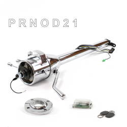 Tilt Column Chrome - Column Shift O/D FLR MNT Push Button w/ RFID - Part Number: HEXCC1XCO1XXPXX1