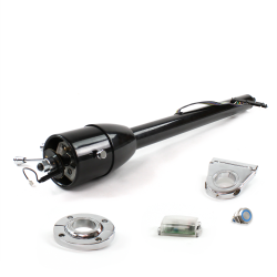 Tilt Column Black - Floor Shift FLR MNT 3.5" Drop Push Button BL  - Part Number: HEXCB2XXX135XPBL0