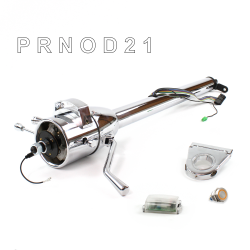 Tilt Column Chrome - Column Shift O/D 3.5" Drop Push Button OR  - Part Number: HEXCC1XCO035XPOR0